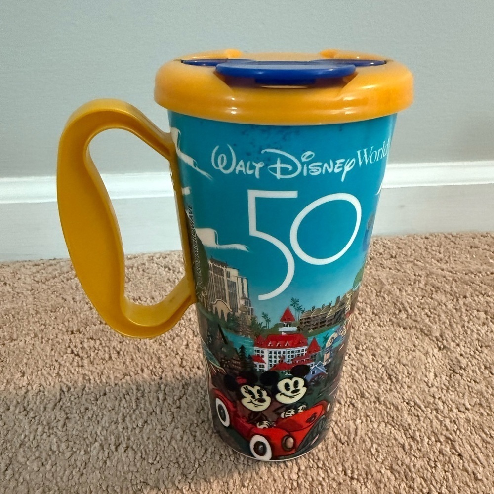 Walt Disney World | Yellow, Red, Blue Collectible Mug Vintage WDW